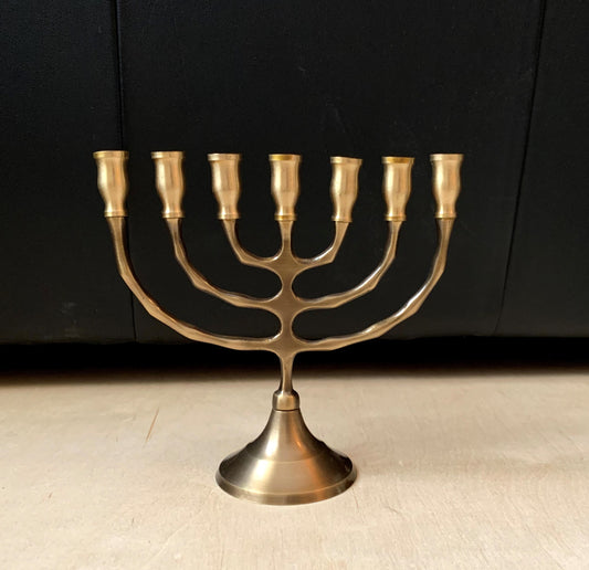 Petite Golden Menorah